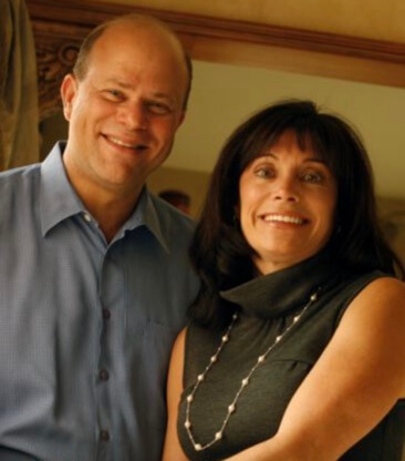 Marlene Resnick Tepper with her ex-husband, David Tepper. 